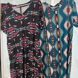 Aztec print dresses
